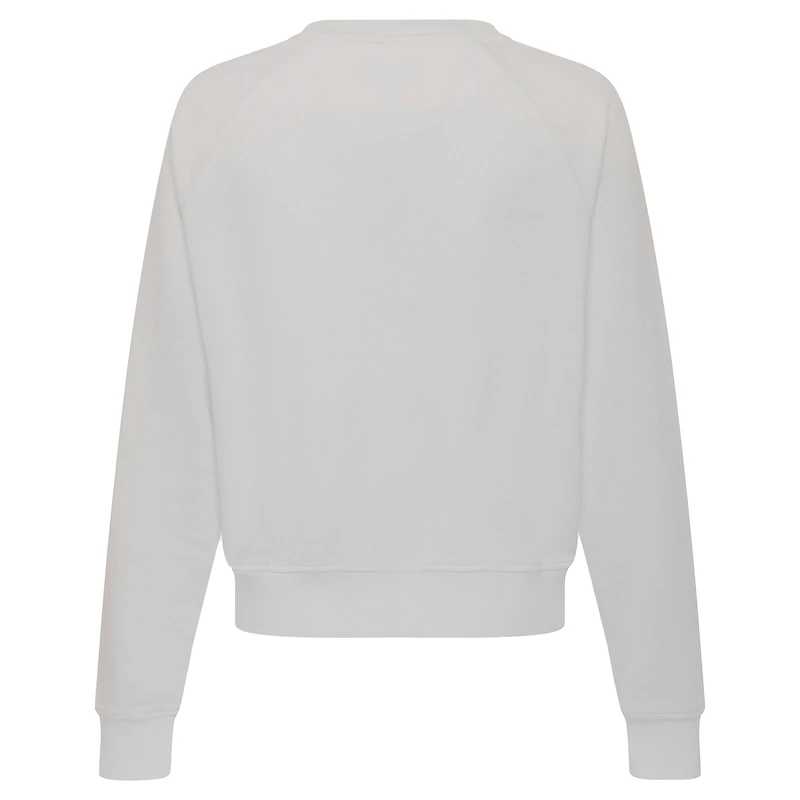 Sweat-shirt court Ashlyn de la collection Genuine Issue des Los Angeles Lakers Sportiqe pour femme, gris.