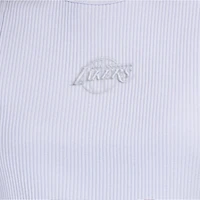 Débardeur côtelé pastel bleu marine Starter pour femme, Los Angeles Lakers