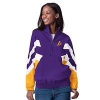 Veste demi-zippée Oxford Renegade des Los Angeles Lakers pour femme, violette