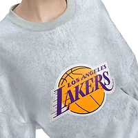 Sweat-shirt Tommy Jeans argenté pour femmes des Los Angeles Lakers Tracy