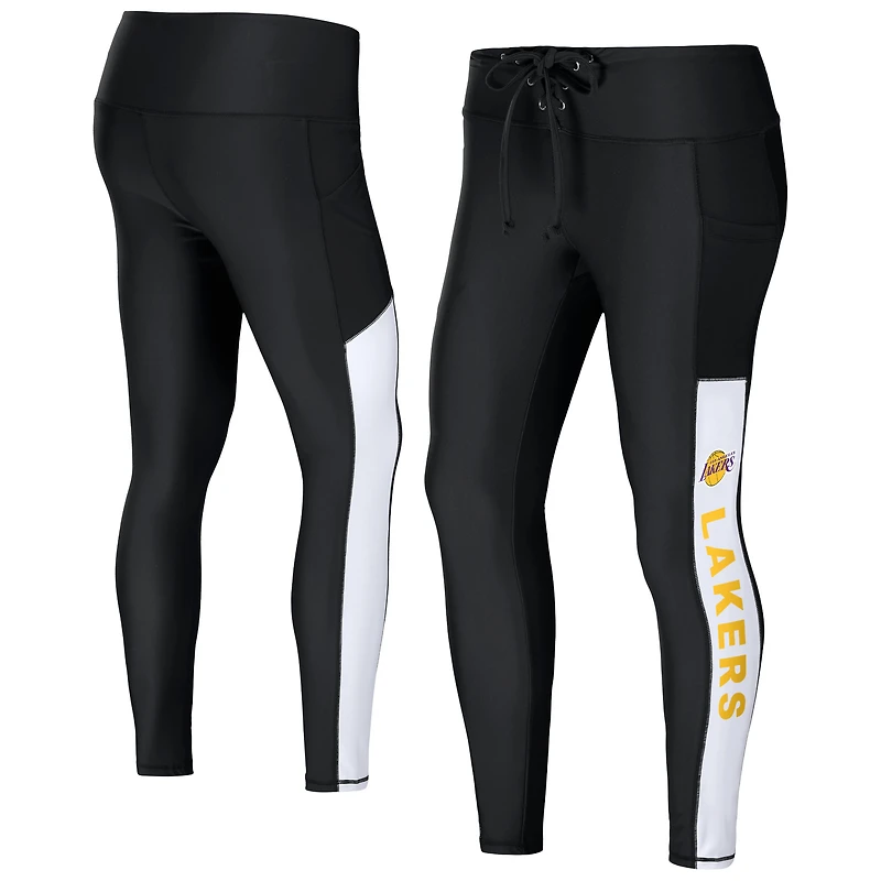 Legging WEAR by Erin Andrews noir Los Angeles Lakers pour femme