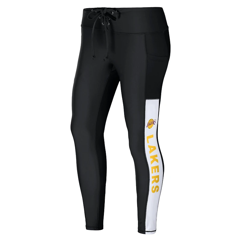 Legging WEAR by Erin Andrews noir Los Angeles Lakers pour femme