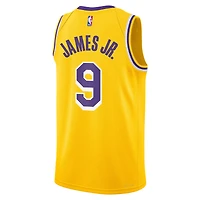 Maillot Nike Bronny James Jr. Swingman des Los Angeles Lakers pour jeunes - Édition Icon