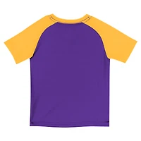 Youth Nike  Purple Los Angeles Lakers Practice T-Shirt & Shorts Set
