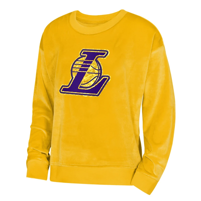 Sweat-shirt Outerstuff Gold Los Angeles Lakers Step Back pour jeunes filles