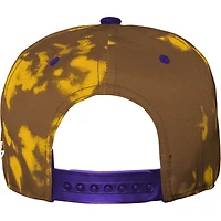 Casquette snapback dorée Los Angeles Lakers Bleach Out Deadstock pour jeune