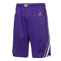 Short Swingman Jordan Brand violet Los Angeles Lakers Authentic Statement Edition pour jeunes