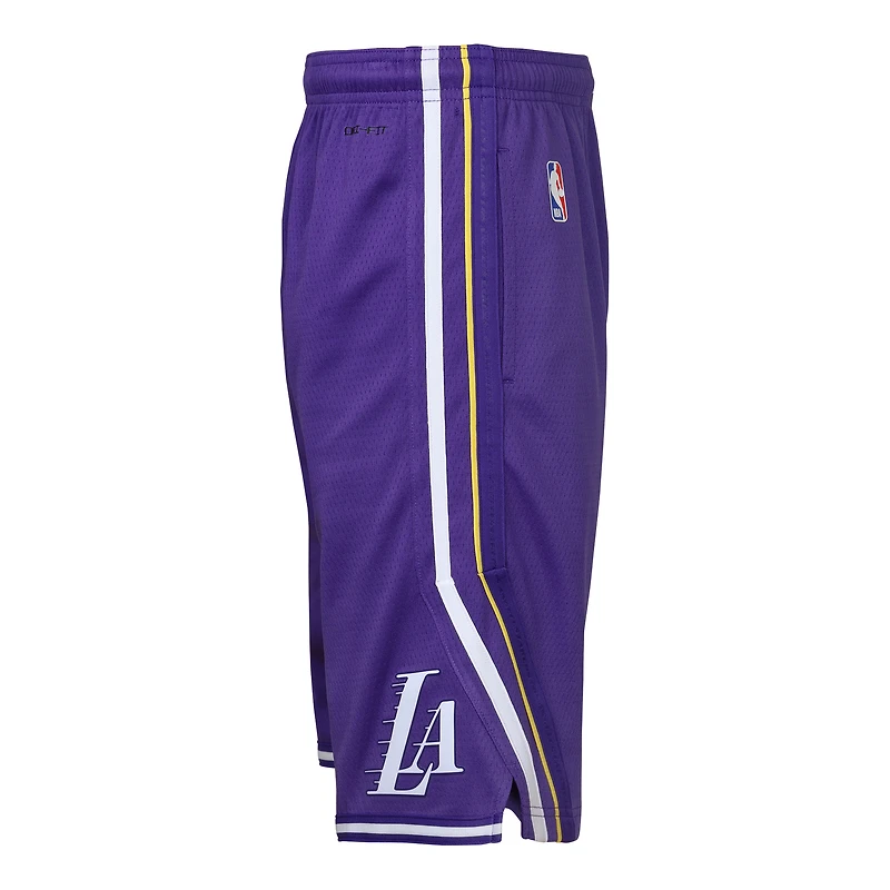 Youth Jordan Brand Purple Los Angeles Lakers Statement Edition Swingman Dri-FIT Shorts