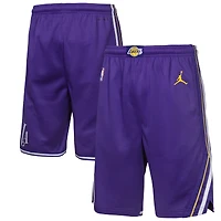 Youth Jordan Brand Purple Los Angeles Lakers Statement Edition Swingman Dri-FIT Shorts