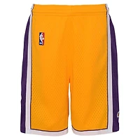 Youth Mitchell & Ness Gold Los Angeles Lakers Hardwood Classics Swingman Shorts