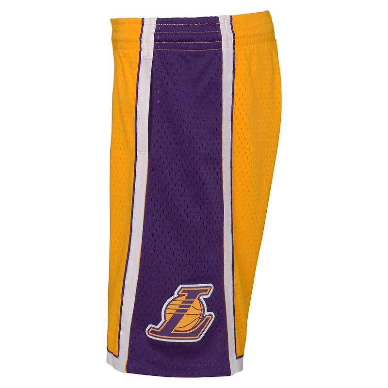 Short Swingman pour jeune Mitchell & Ness Gold Los Angeles Lakers Hardwood Classics