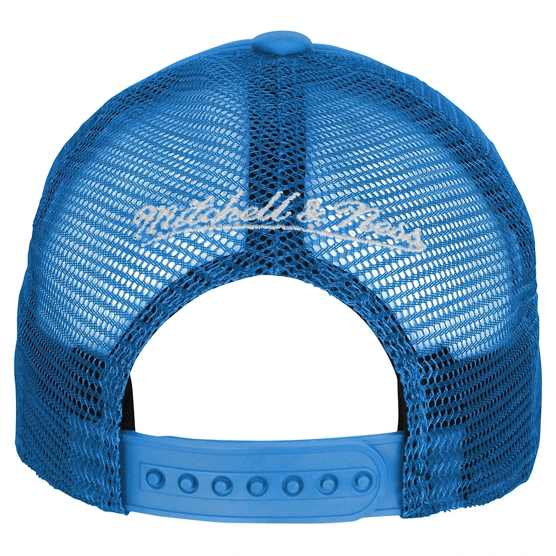 Casquette ajustable Mitchell & Ness bleu clair pour jeunes Los Angeles Lakers Core Evergreen Trucker
