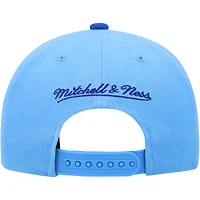 Casquette snapback bicolore bleu poudré/royal Los Angeles Lakers Mitchell & Ness pour jeune