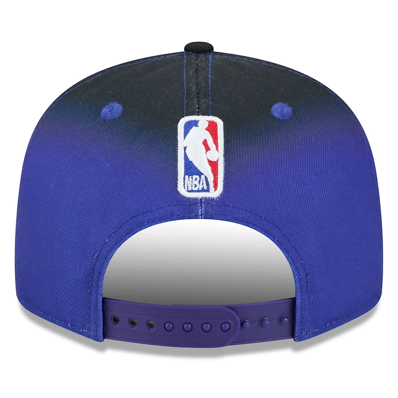Casquette snapback 9FIFTY Los Angeles Lakers 2024/25 City Edition violette New Era pour jeunes