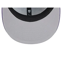 Casquette snapback 9FIFTY Los Angeles Lakers 2024/25 City Edition violette New Era pour jeunes