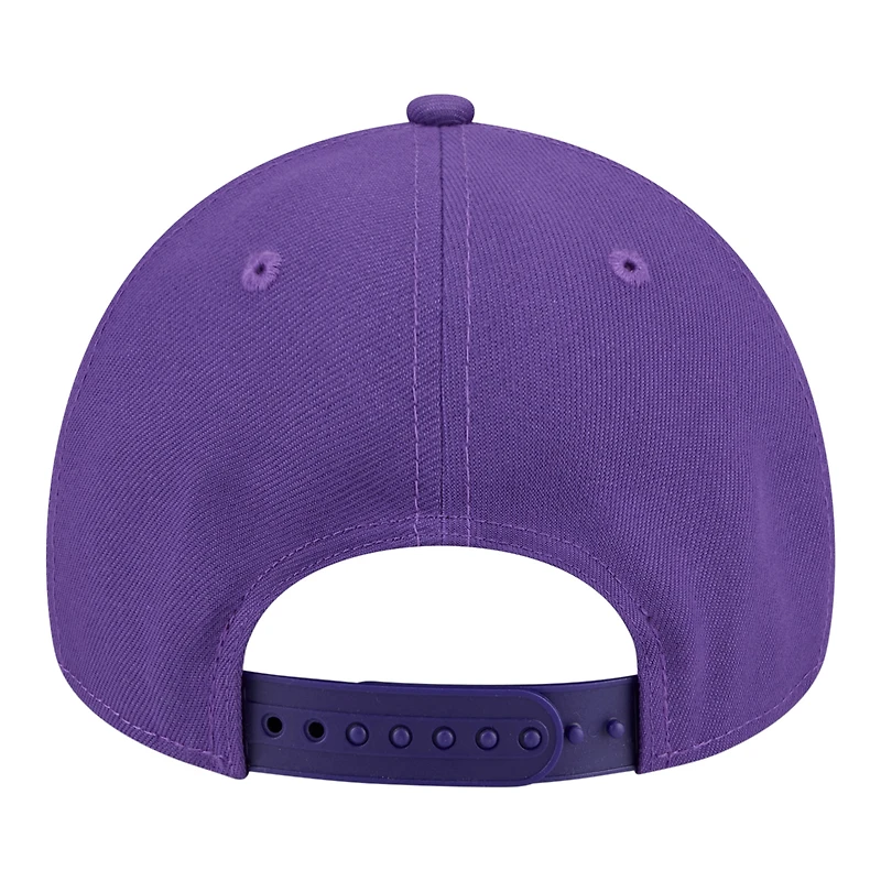 Youth New Era  Purple Los Angeles Lakers 9FORTY A-Frame Adjustable Hat