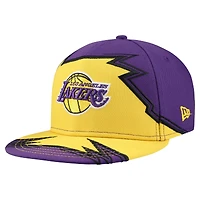 Casquette ajustée violette Break 59FIFTY des Los Angeles Lakers de New Era pour jeunes