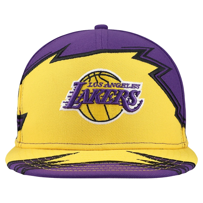 Youth New Era Purple Los Angeles Lakers Break 59FIFTY Fitted Hat