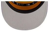 Youth New Era  White/Purple Los Angeles Lakers 2025 NBA Tip Off Split Panel 9FIFTY Snapback Hat