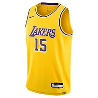 Youth Nike Austin Reaves Gold Los Angeles Lakers Swingman Jersey - Icon Edition