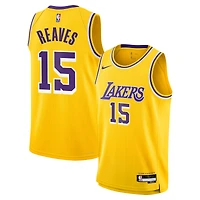 Youth Nike Austin Reaves Gold Los Angeles Lakers Swingman Jersey - Icon Edition