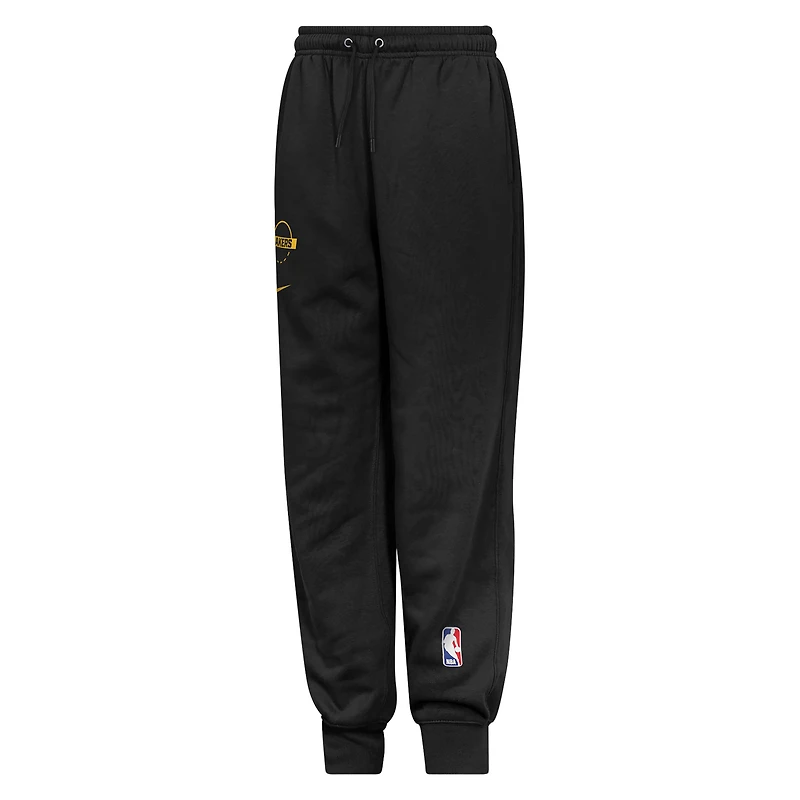 Pantalon de jogging d'entraînement Nike noir Los Angeles Lakers Club Fleece pour jeune