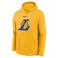 Sweat à capuche Nike Gold Los Angeles Lakers Club Fleece 2025/26 pour jeune