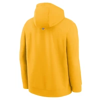 Sweat à capuche Nike Gold Los Angeles Lakers Club Fleece 2025/26 pour jeune