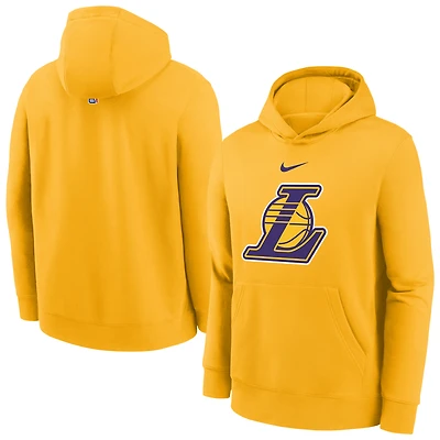 Sweat à capuche Nike Gold Los Angeles Lakers Club Fleece 2025/26 pour jeune