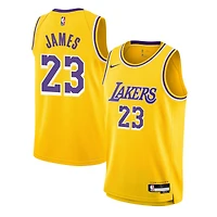 Maillot Nike Gold Los Angeles Lakers Swingman pour jeune - Édition Icon