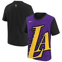 Youth Nike Purple Los Angeles Lakers  City Edition Max90 Big Logo T-Shirt