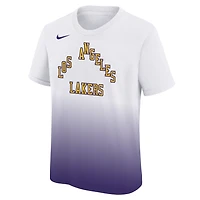 Youth Nike White/Purple Los Angeles Lakers 2025/26 City Edition Max90 T-Shirt