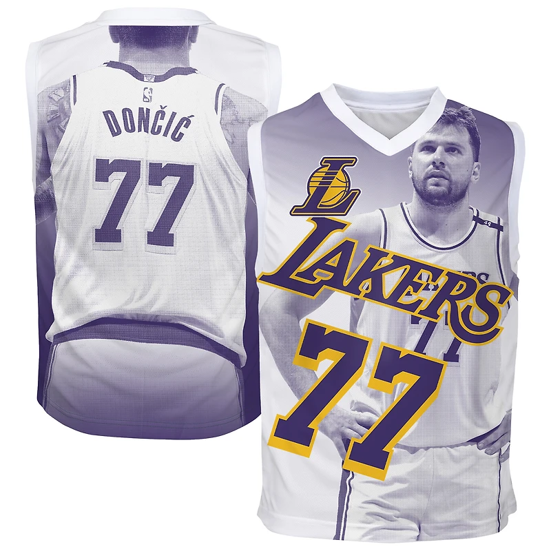 Youth Outerstuff Luka Dončić Purple Los Angeles Lakers Hometown Fashion Jersey