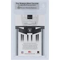 Maillot rouge des Raiders de Los Angeles autographié par Eric Dickerson, relique n° PR-15, signé Donruss Gridiron Gear 2006, carte authentique signée Beckett Fanatics