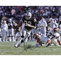 Photo dédicacée de Marcus Allen (Los Angeles Raiders) - Match contre les Bengals de Cincinnati (40,6 x 50,8 cm)