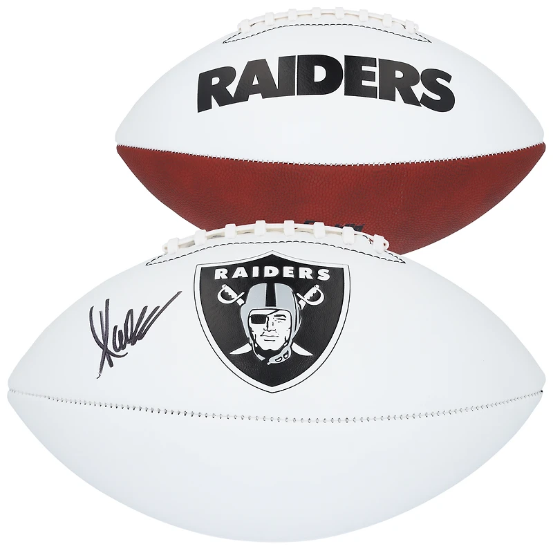 Marcus Allen Los Angeles Raiders Autographed Franklin White Panel Football