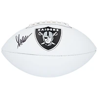 Ballon de football américain Franklin White Panel autographié par Marcus Allen des Raiders de Los Angeles