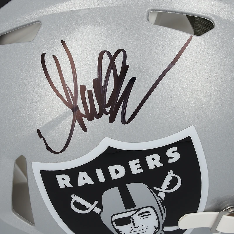 Casque Riddell Speed ​​Authentic autographié par Marcus Allen, des Raiders de Los Angeles