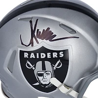 Casque Riddell Speed ​​Mini autographié par Marcus Allen des Los Angeles Raiders