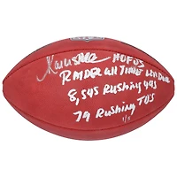 V106832 Raid Marcus Allen Las Vegas Raiders Ballon de football couleur autographié Duke avec plusieurs inscriptions - Édition limitée n° 1 sur 5 Marcus Allen AUT FOOTBALL 45840 AUTBALFTB FTBLAL0064