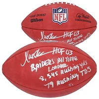 Marcus Allen Los Angeles Raiders Autographed Wilson Duke Full Color Football with Multiple Inscriptions - Limited Edition #5/5