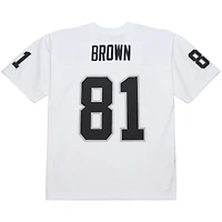 Men's Mitchell & Ness Tim Brown White Los Angeles Raiders 1994 Legacy Replica Jersey