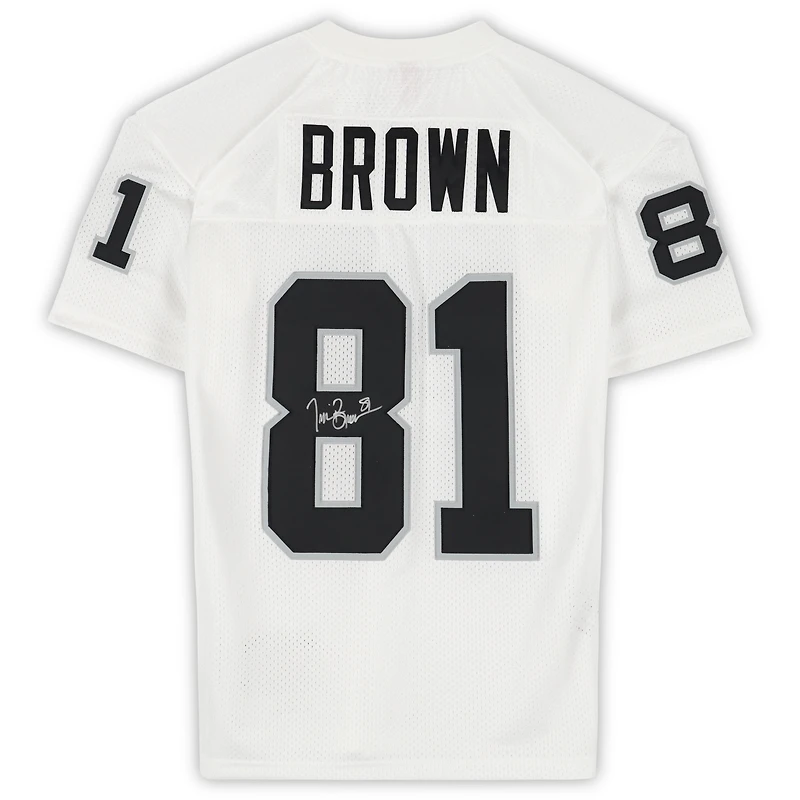 Tim Brown Los Angeles Raiders Autographed White 1994 Mitchell & Ness White Authentic Jersey 