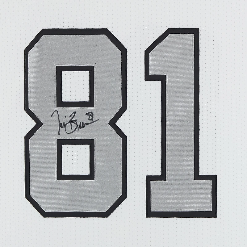 Tim Brown Los Angeles Raiders Autographed White Mitchell & Ness 1994 Authentic Jersey