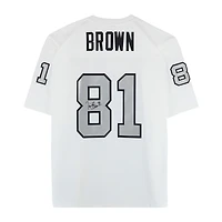 Tim Brown Los Angeles Raiders Autographed White Mitchell & Ness 1994 Authentic Jersey