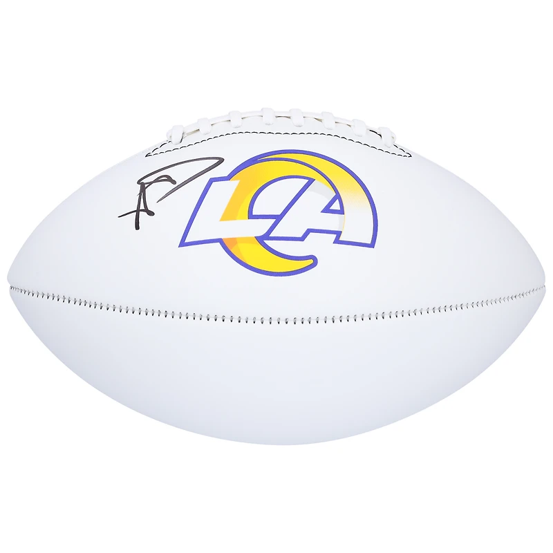 Aaron Donald Los Angeles Rams Autographed Franklin White Panel Football