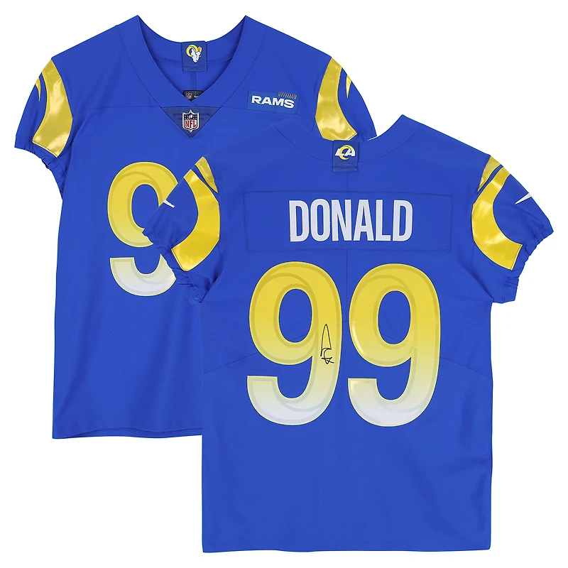 Aaron Donald Los Angeles Rams Autographed Royal Nike Elite Jersey