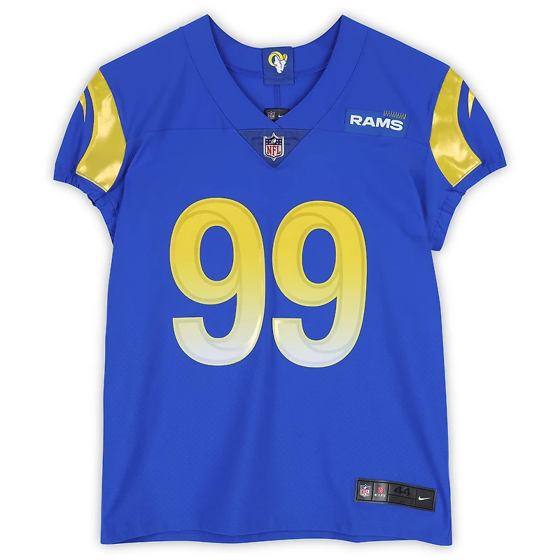 Aaron Donald Los Angeles Rams Autographed Royal Nike Elite Jersey
