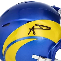 Aaron Donald Los Angeles Rams Autographed Super Bowl LVI Champions Riddell Speed Mini Helmet
