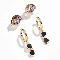 Ensemble de boucles d'oreilles BaubleBar Los Angeles Rams